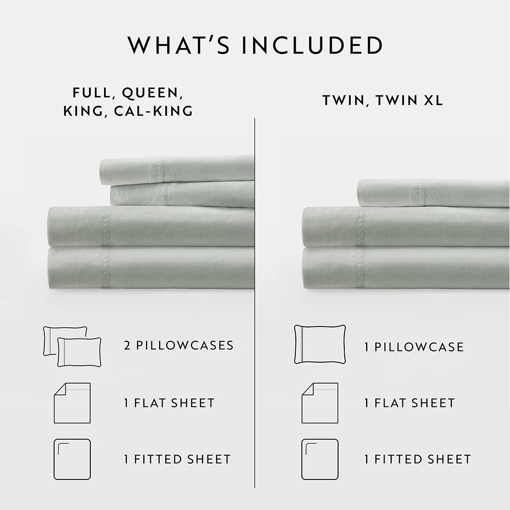 4-Piece 100% Cotton-Long Staple Sheet Set - Image 50