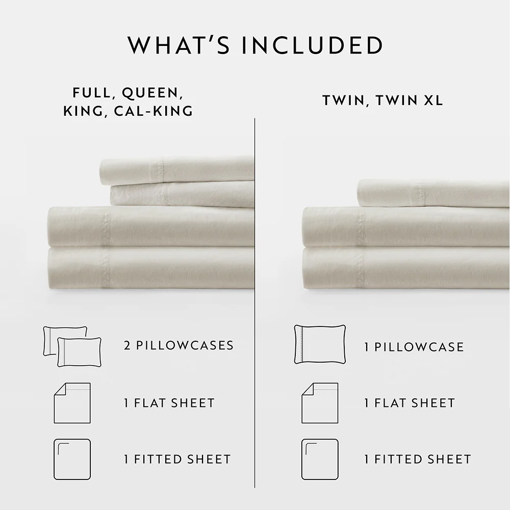 4-Piece 100% Cotton-Long Staple Sheet Set - Image 52