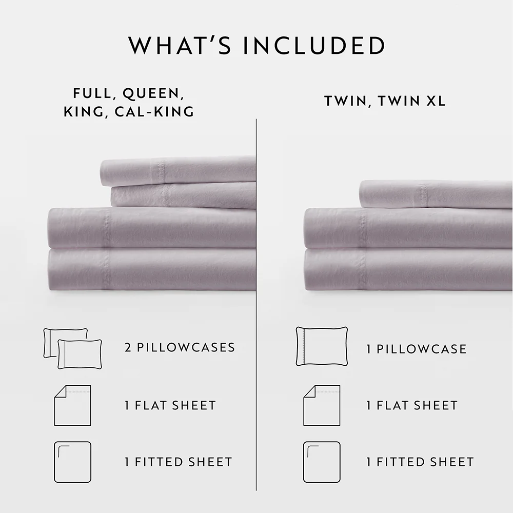 4-Piece 100% Cotton-Long Staple Sheet Set - Image 53