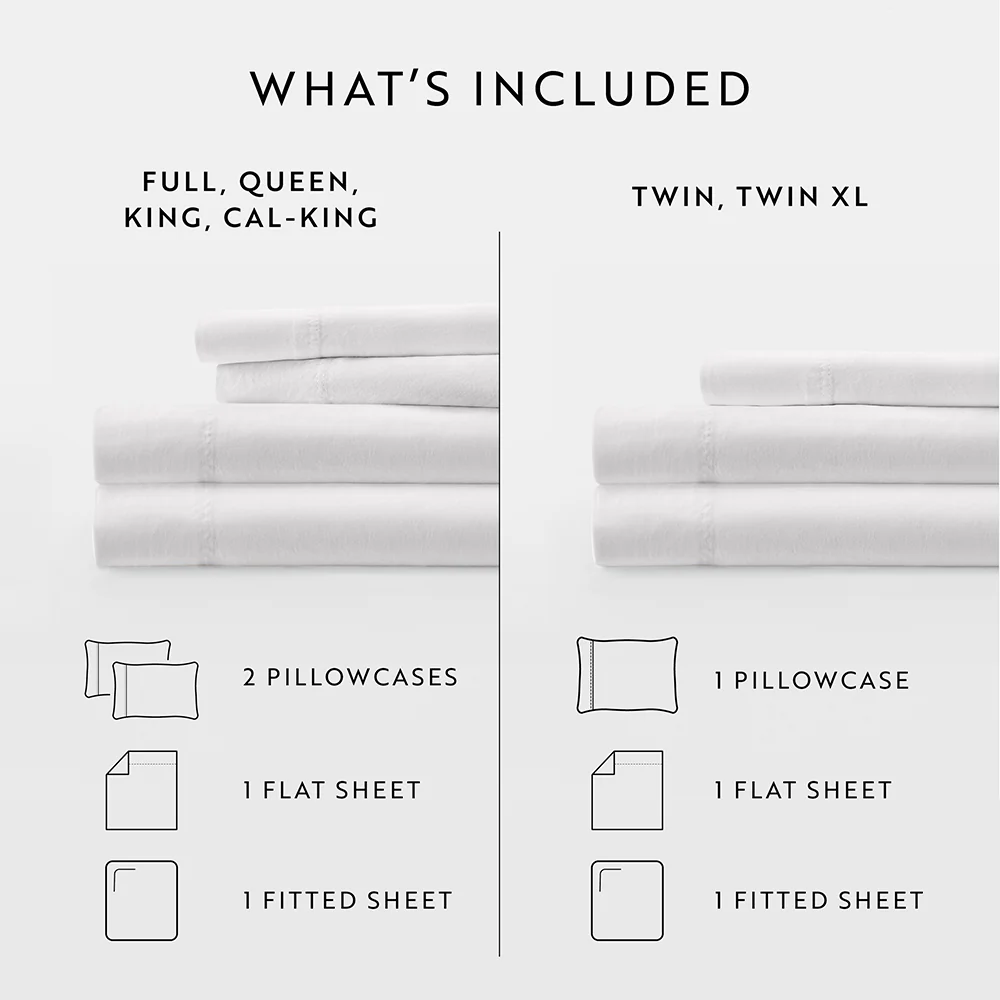 4-Piece 100% Cotton-Long Staple Sheet Set - Image 54
