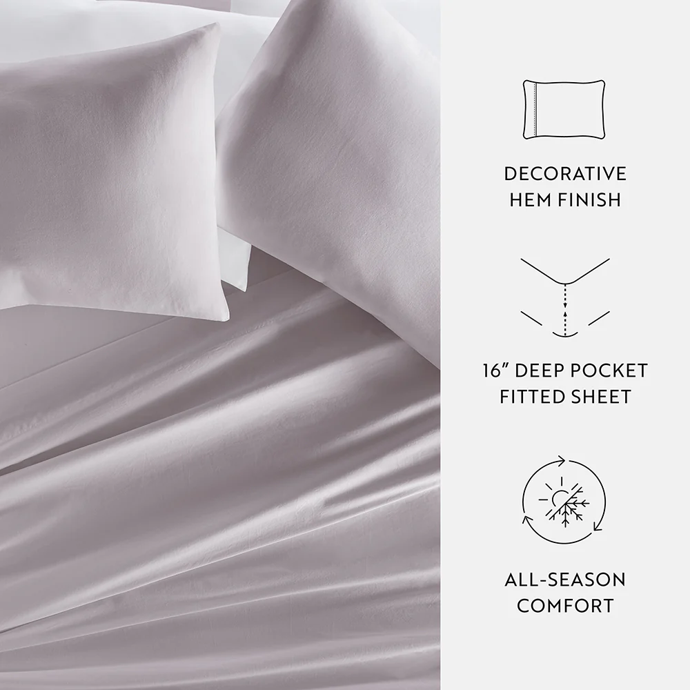 4-Piece 100% Cotton-Long Staple Sheet Set - Image 17
