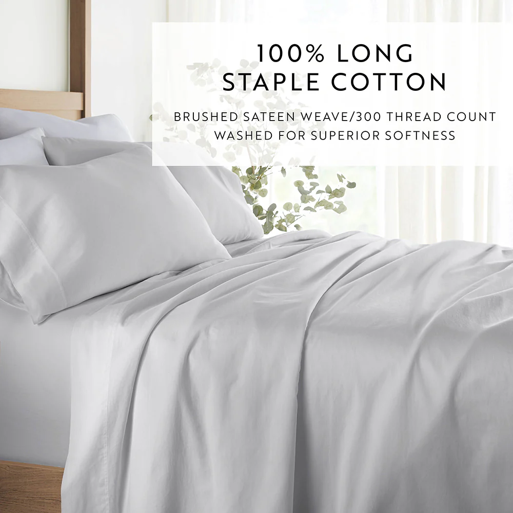 4-Piece 100% Cotton-Long Staple Sheet Set - Image 61