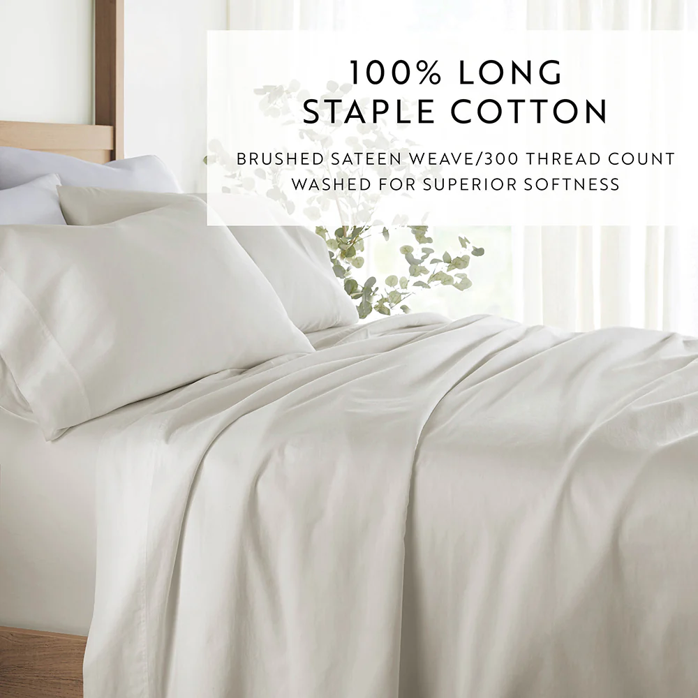 4-Piece 100% Cotton-Long Staple Sheet Set - Image 64