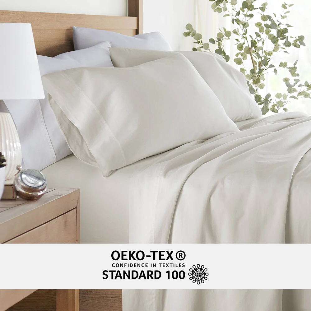 4-Piece 100% Cotton-Long Staple Sheet Set - Image 41
