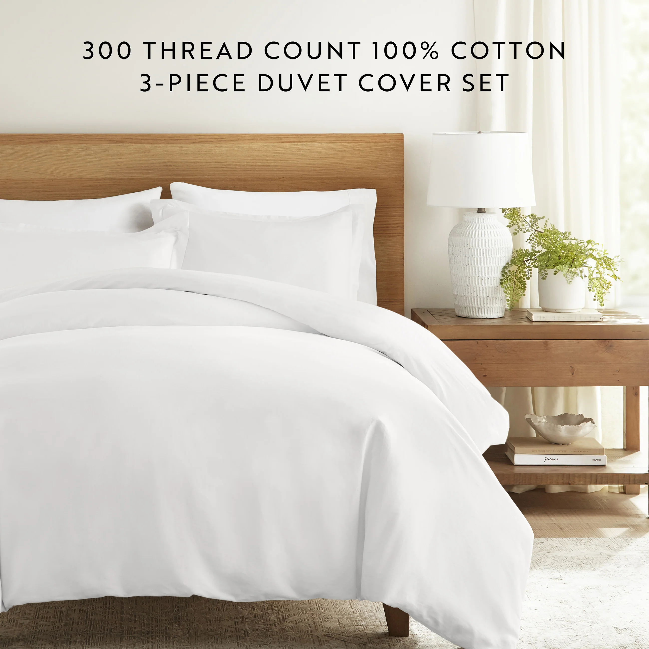 100% Long Staple Cotton 3-Piece Duvet Cover Set - Image 31