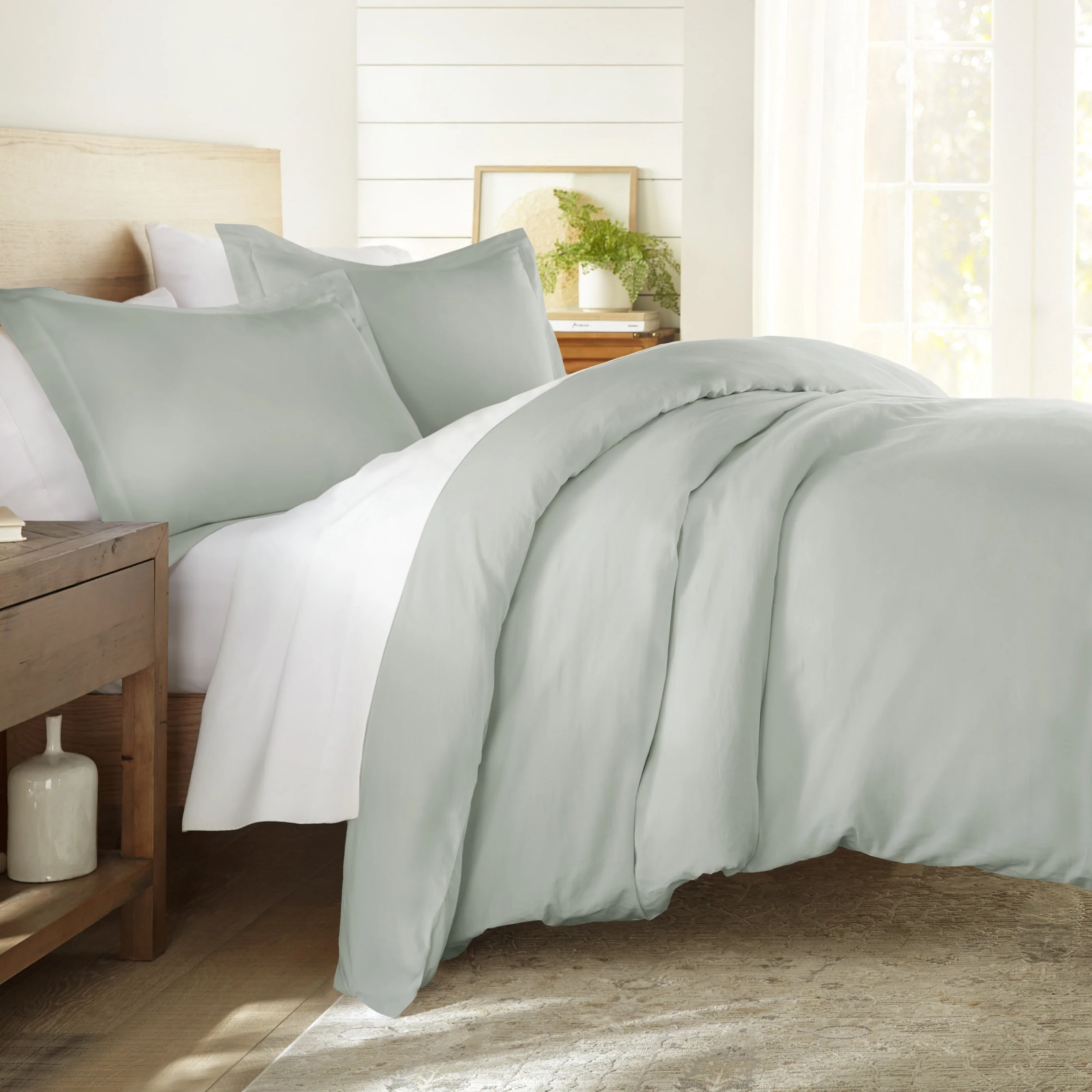 100% Long Staple Cotton 3-Piece Duvet Cover Set - Image 4