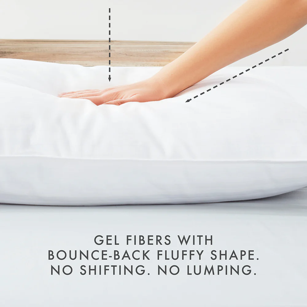 Plush Down-Alternative Gel-Fiber Pillow (2-Pack) - Image 5