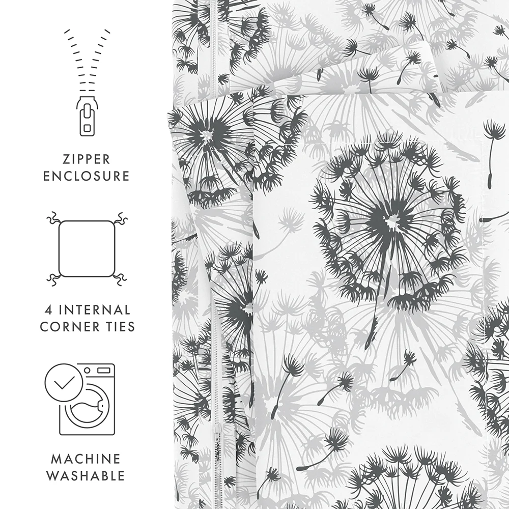 Make A Wish Pattern 3-Piece Duvet Cover Set - Image 9