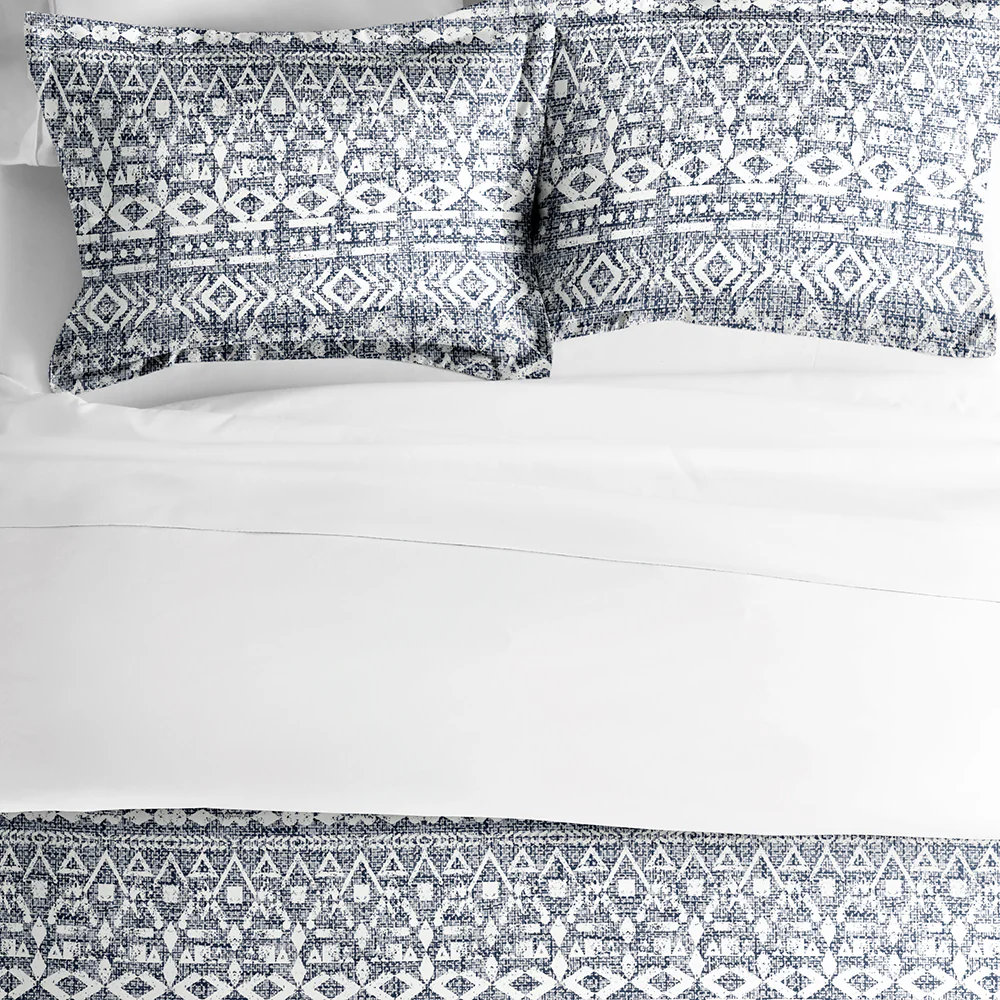 Modern Rustic Pattern 3-Piece Reversible Duvet Cover Set - Image 5