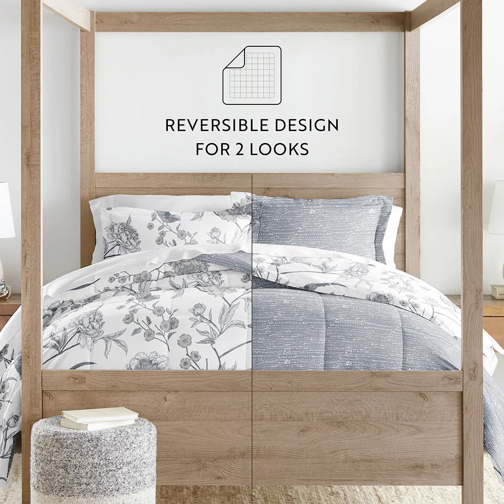 Molly Botanicals Reversible Down-Alternative Comforter Set - Image 12