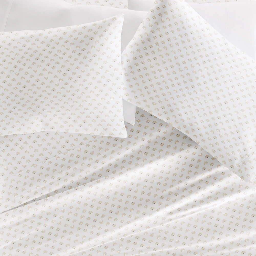 Moon Daisies 4-Piece Long Staple Cotton Sheet Set - Image 3