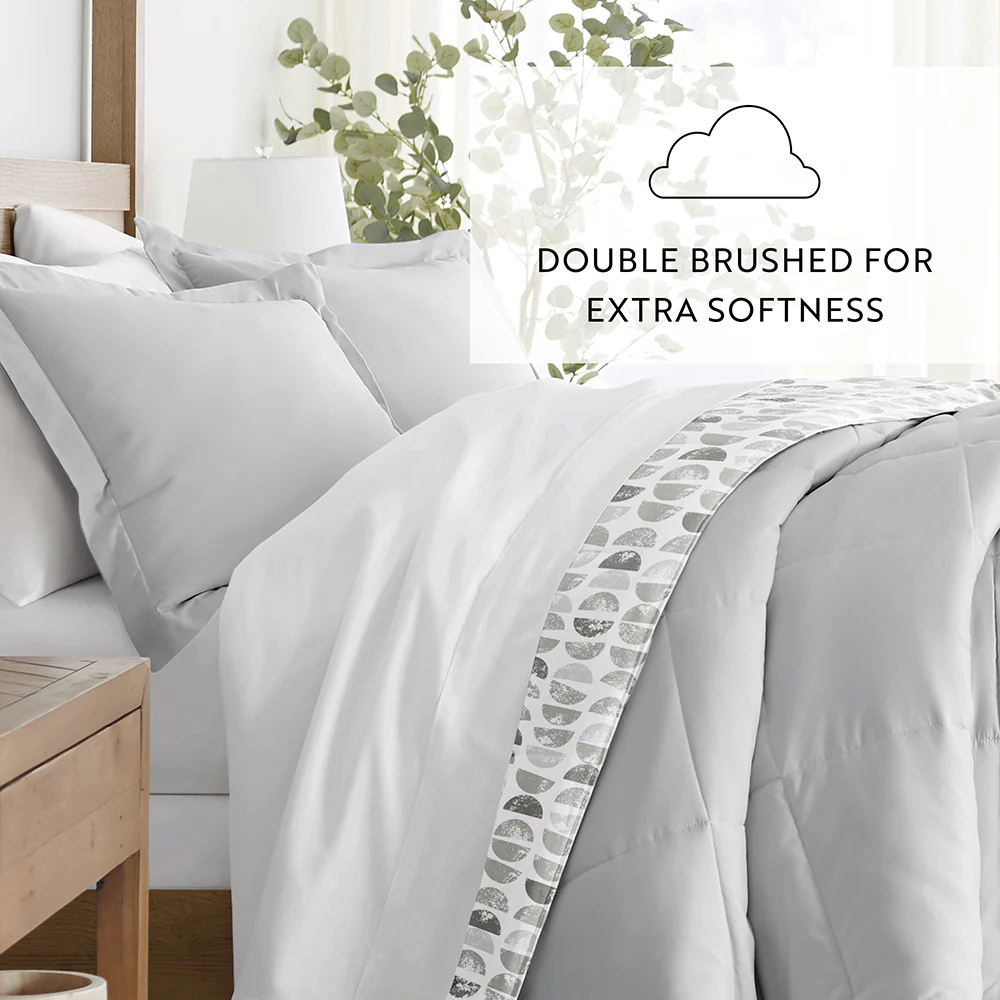 Moonlight Stars Reversible Down-Alternative Comforter Set - Image 11