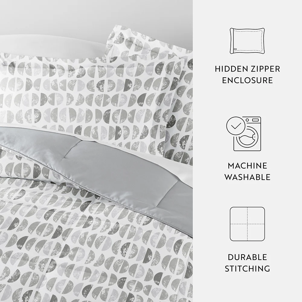 Moonlight Stars Reversible Down-Alternative Comforter Set - Image 13