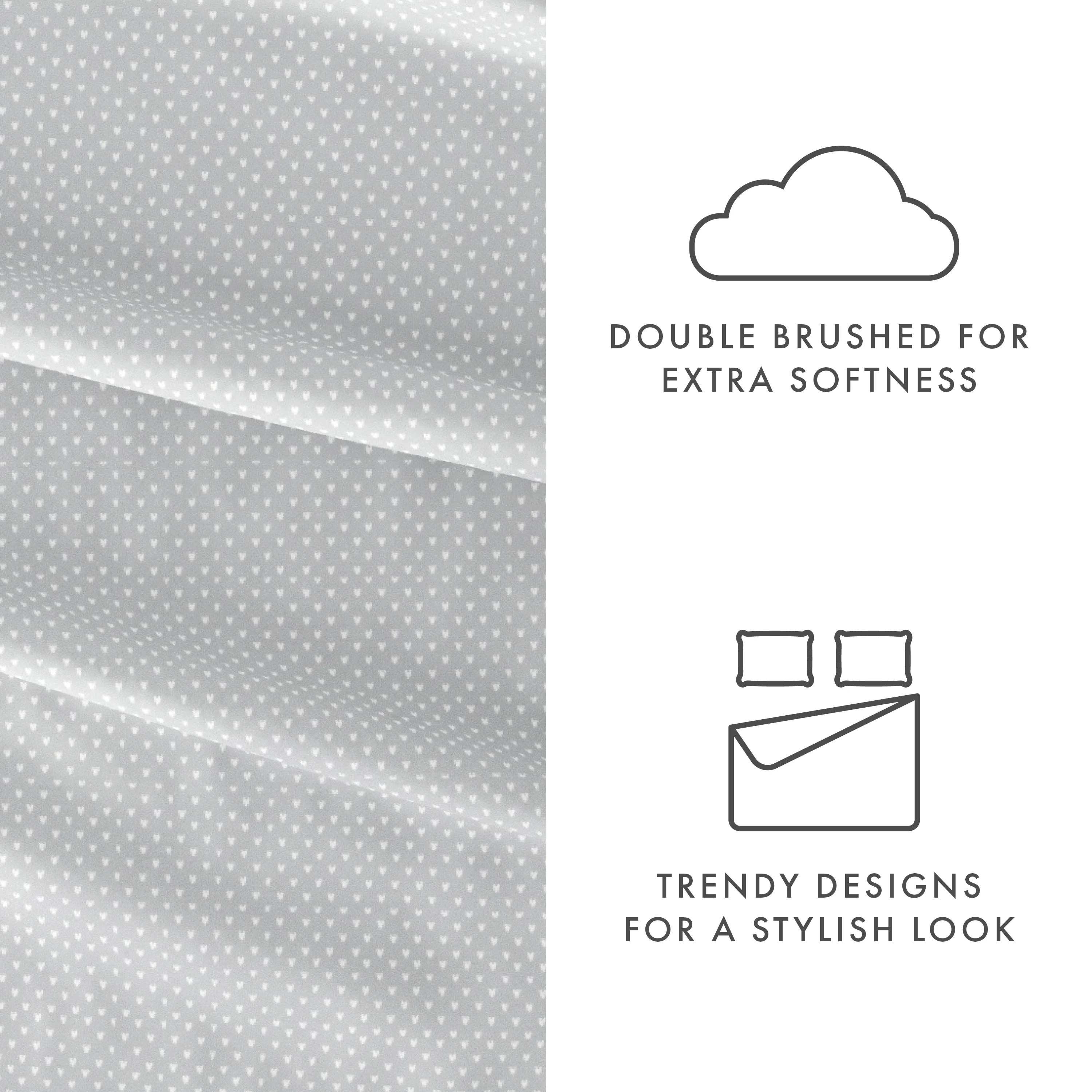 My Heart Pattern 4-Piece Sheet Set - Image 16