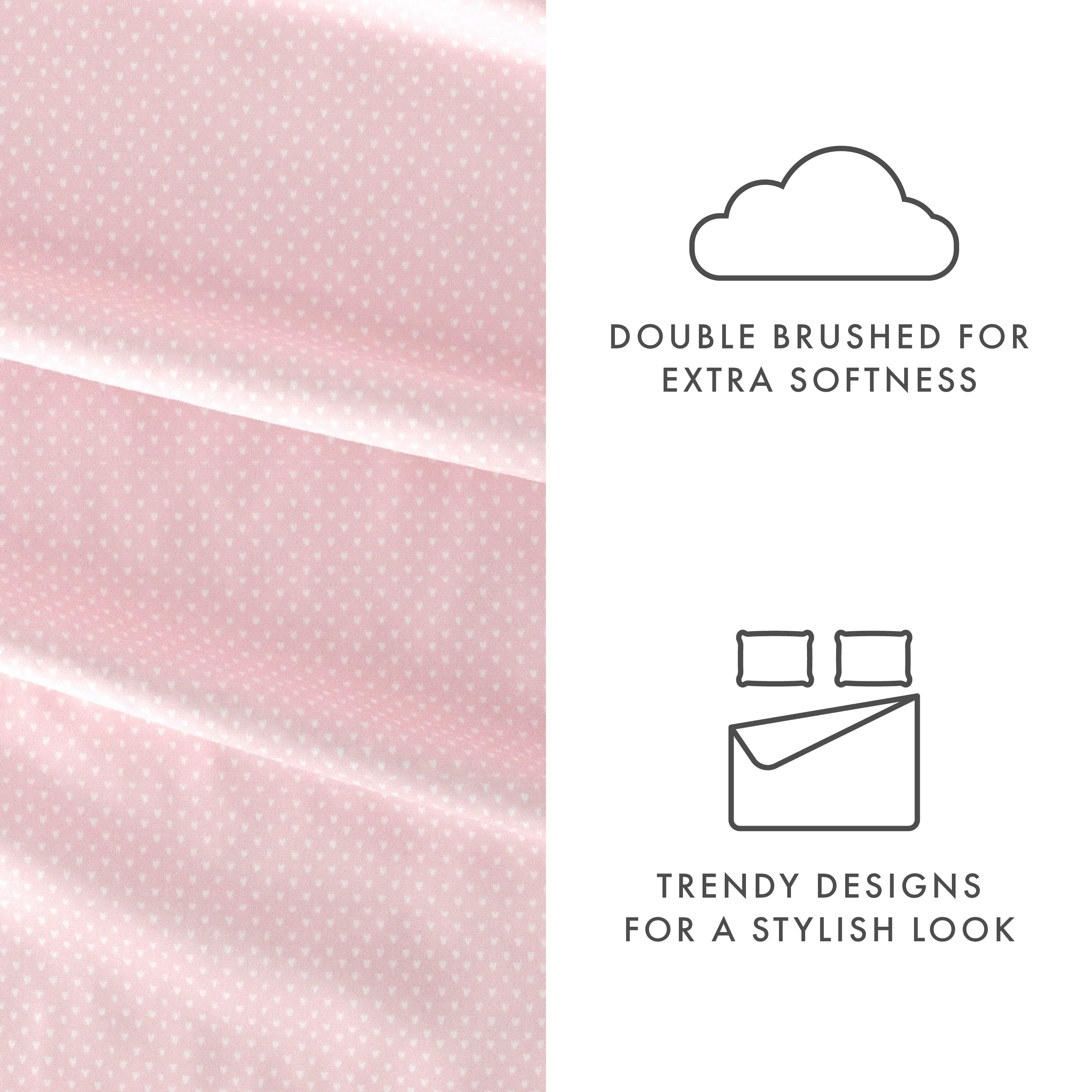 My Heart Pattern 4-Piece Sheet Set - Image 25