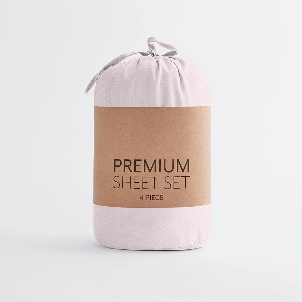 My Heart Pattern 4-Piece Sheet Set - Sale - Image 22
