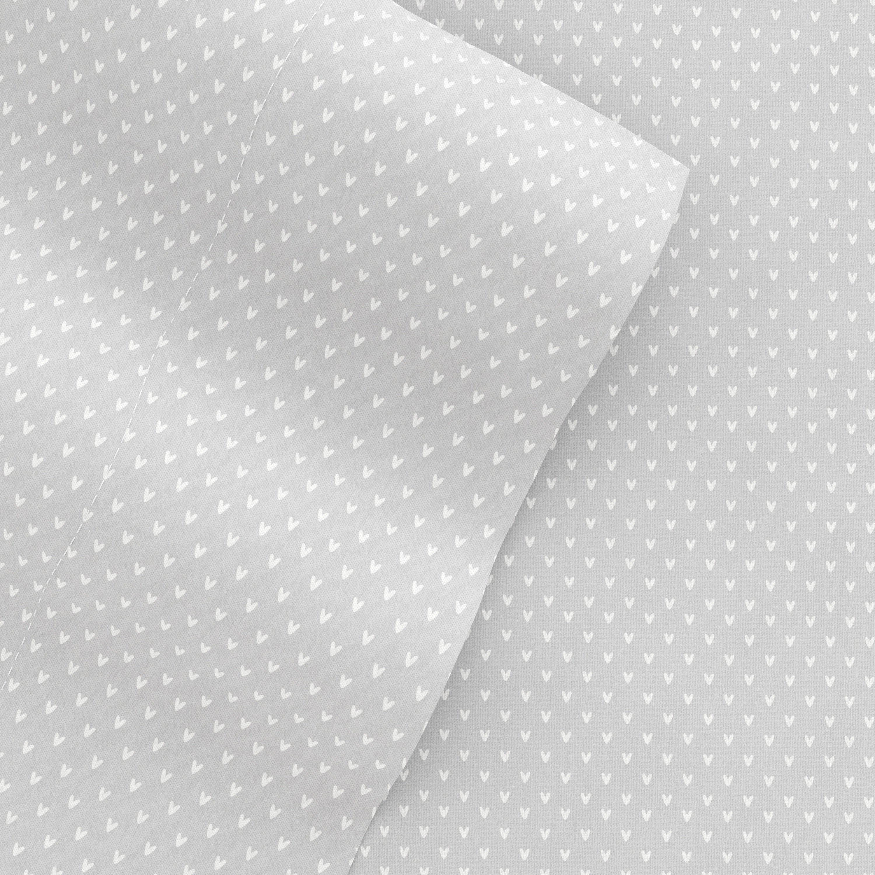 My Heart Pattern 4-Piece Sheet Set - Sale - Image 5