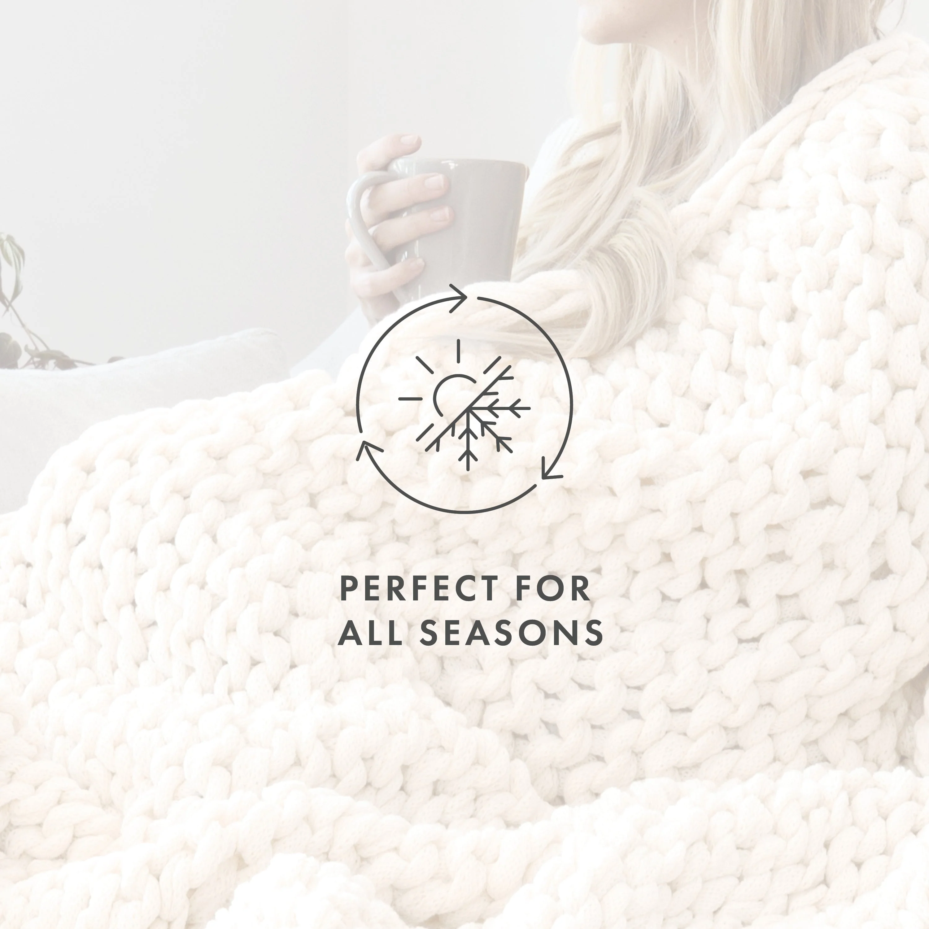 Oversized Chunky Knit Blanket (Sale) - Image 30