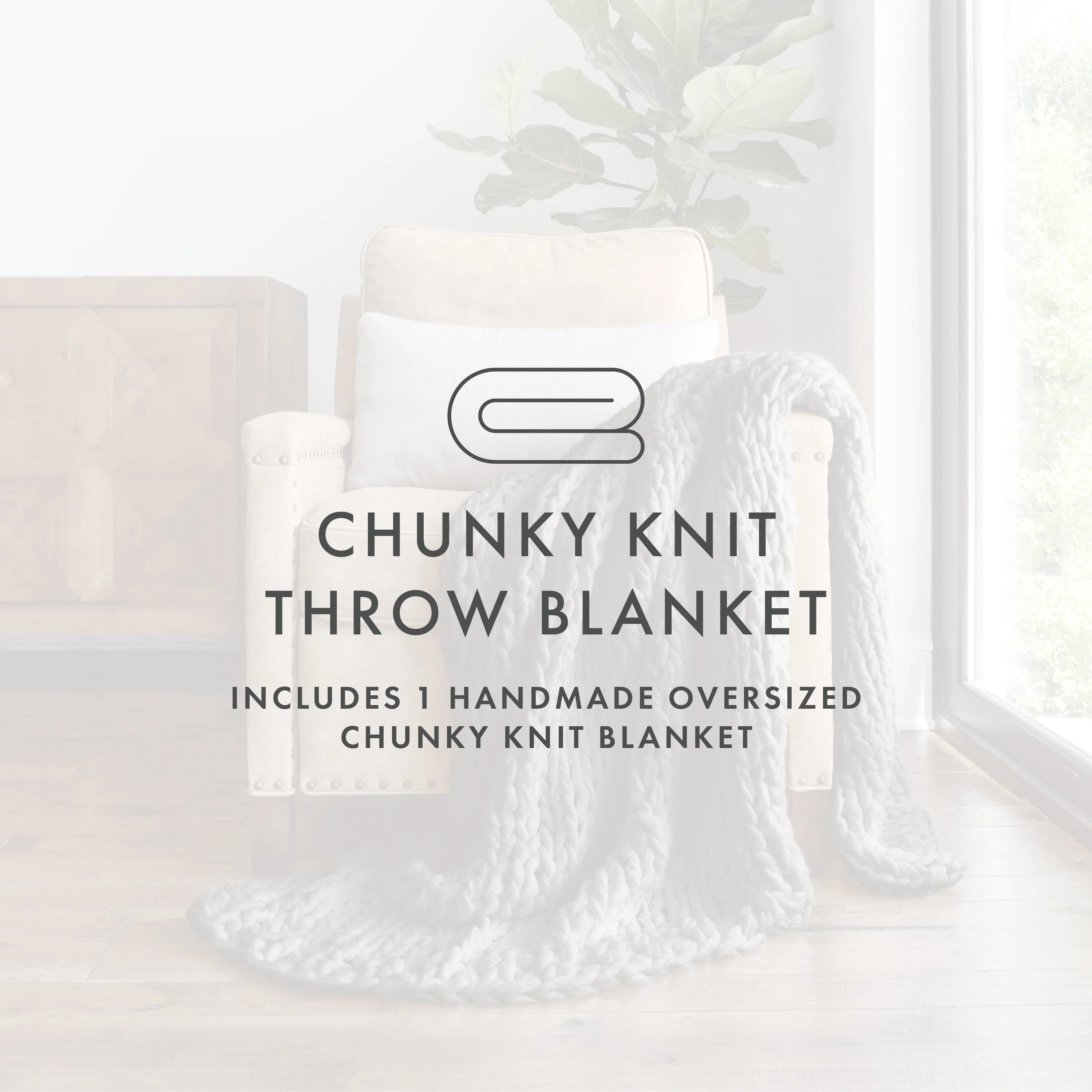 Oversized Chunky Knit Blanket (Sale) - Image 37