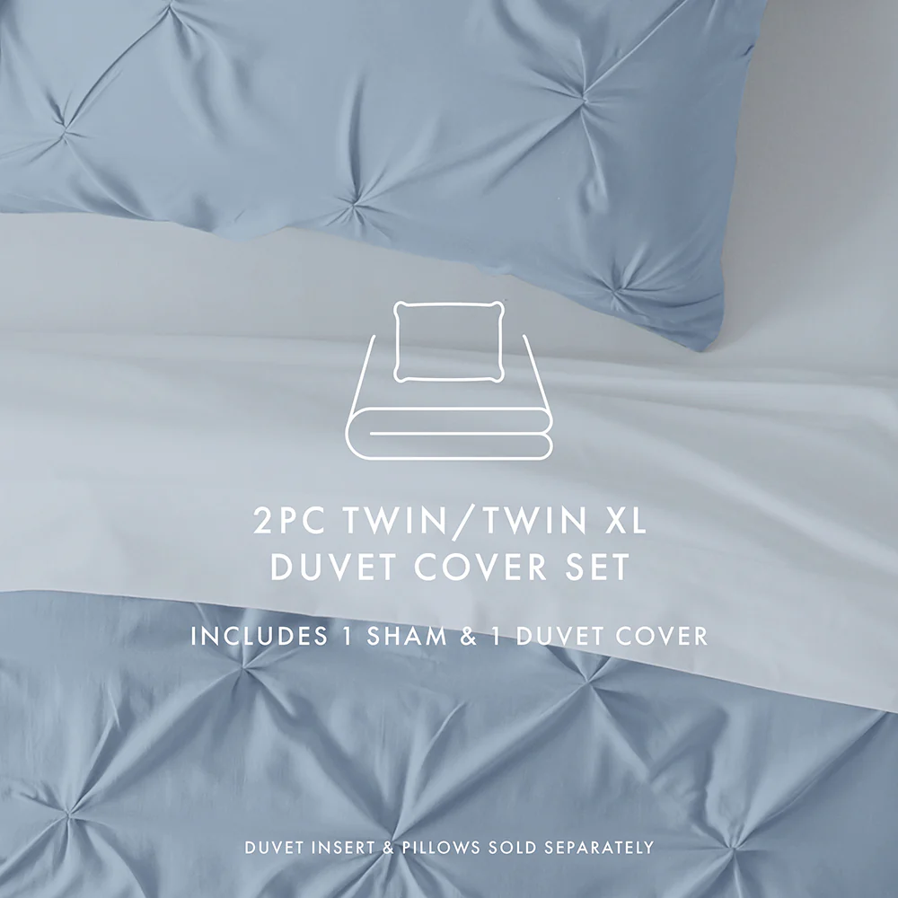 Pinch-Pleat 3-Piece Duvet Cover Set - Image 31