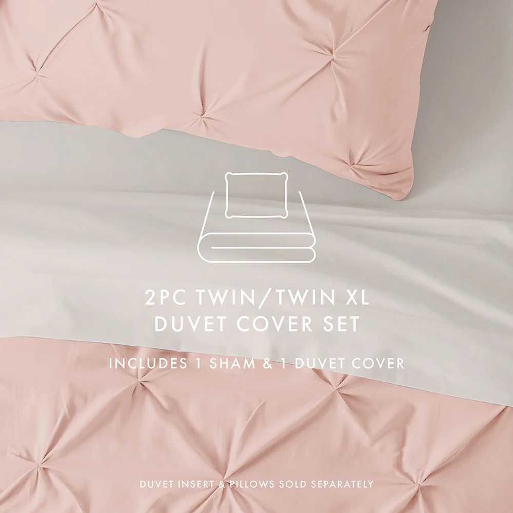 Pinch-Pleat 3-Piece Duvet Cover Set - Image 33