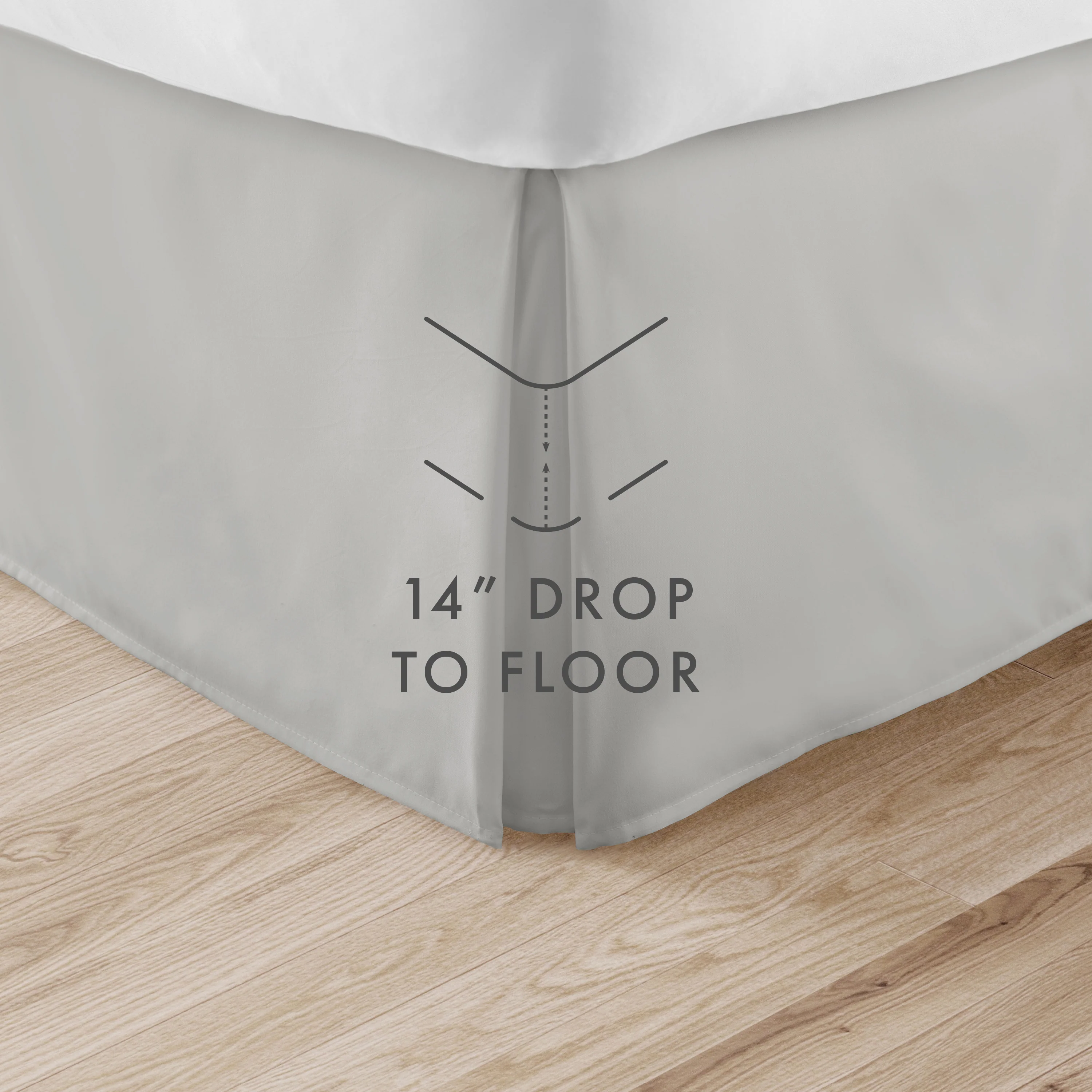 Pleated Dust Ruffle Bed Skirt - Image 67
