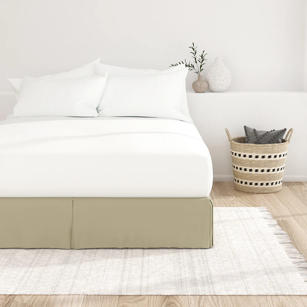 Pleated Dust Ruffle Bed Skirt - Image 7