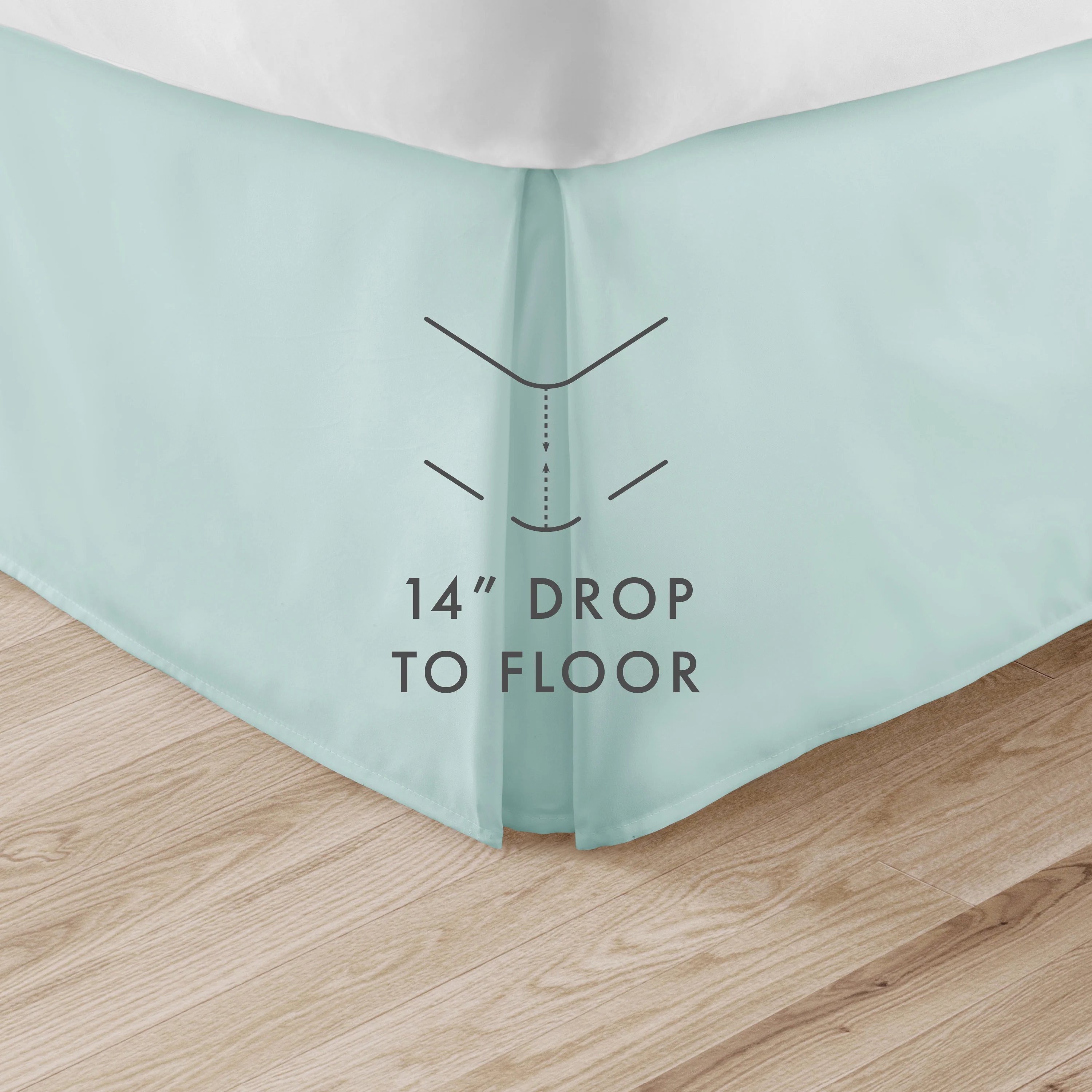 Pleated Dust Ruffle Bed Skirt - Image 70