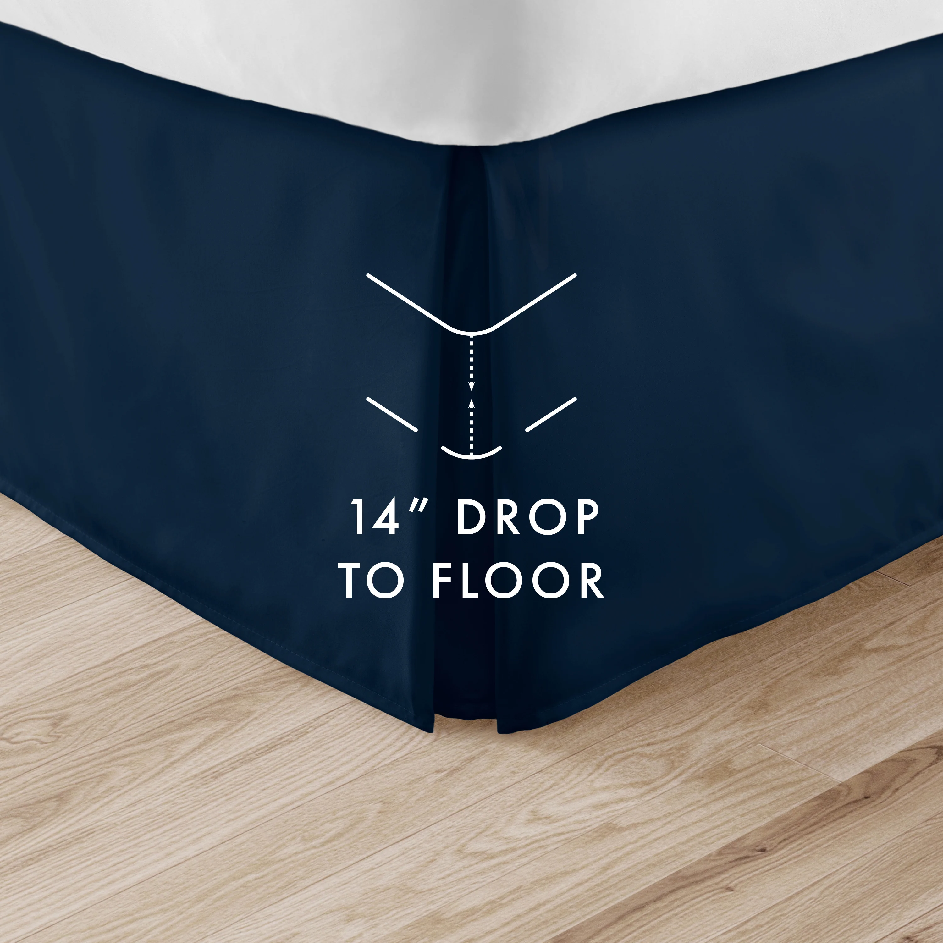 Pleated Dust Ruffle Bed Skirt - Image 71