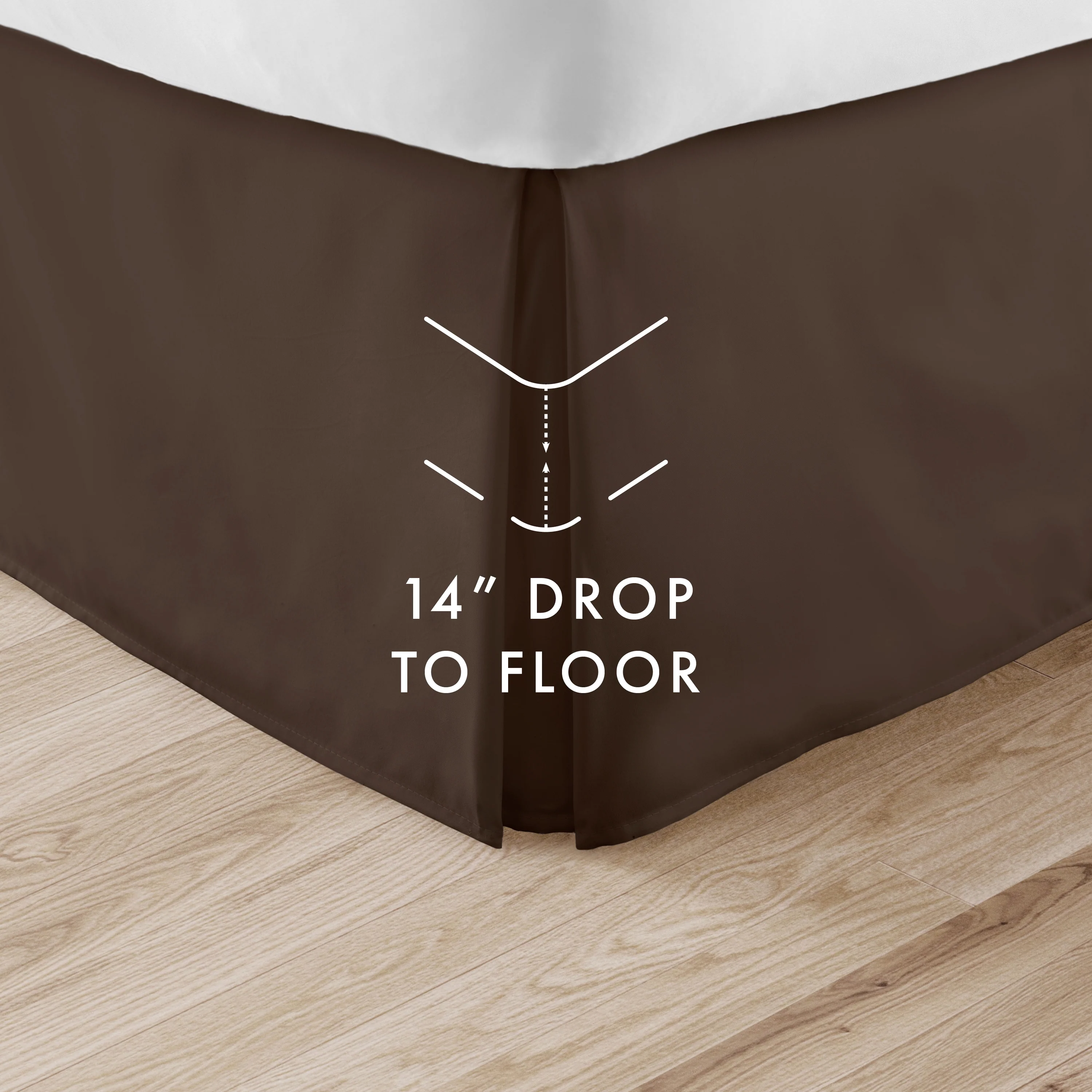 Pleated Dust Ruffle Bed Skirt - Image 74