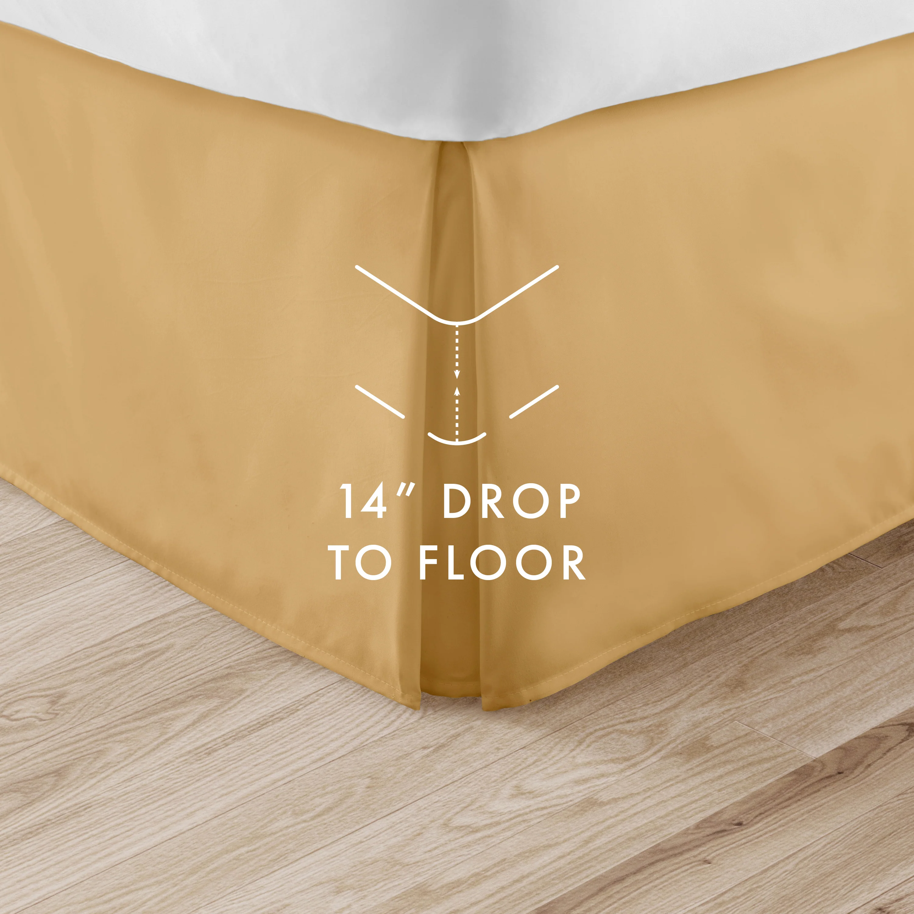 Pleated Dust Ruffle Bed Skirt - Image 75
