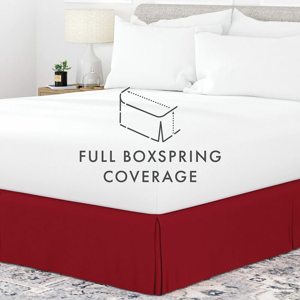 Pleated Dust Ruffle Bed Skirt - Image 94