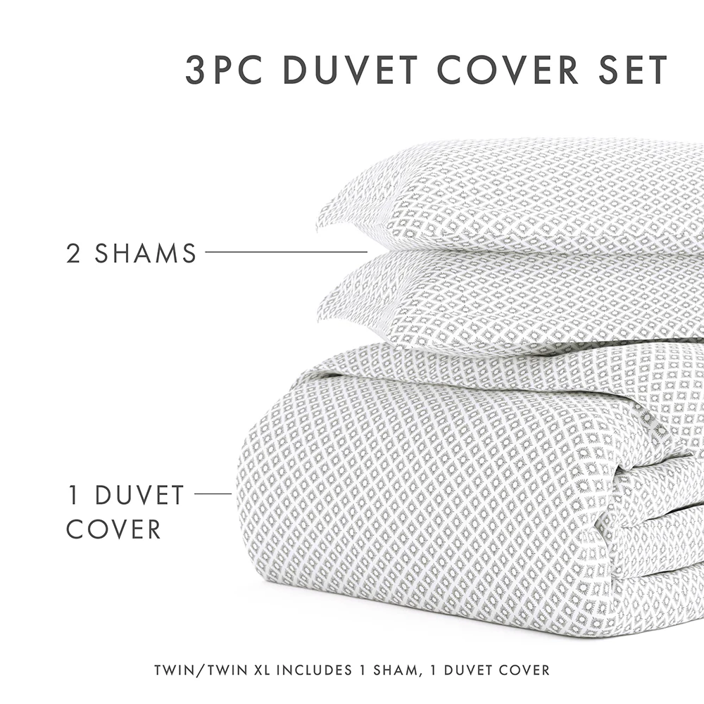 Polaris Pattern 3-Piece Duvet Cover Set - Image 11