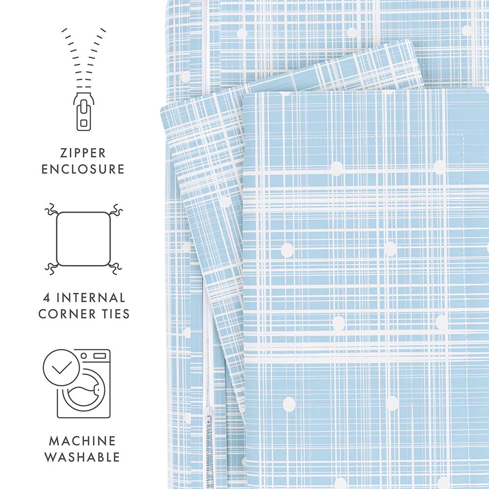 Polkadot Pattern 3-Piece Duvet Cover Set - Image 33