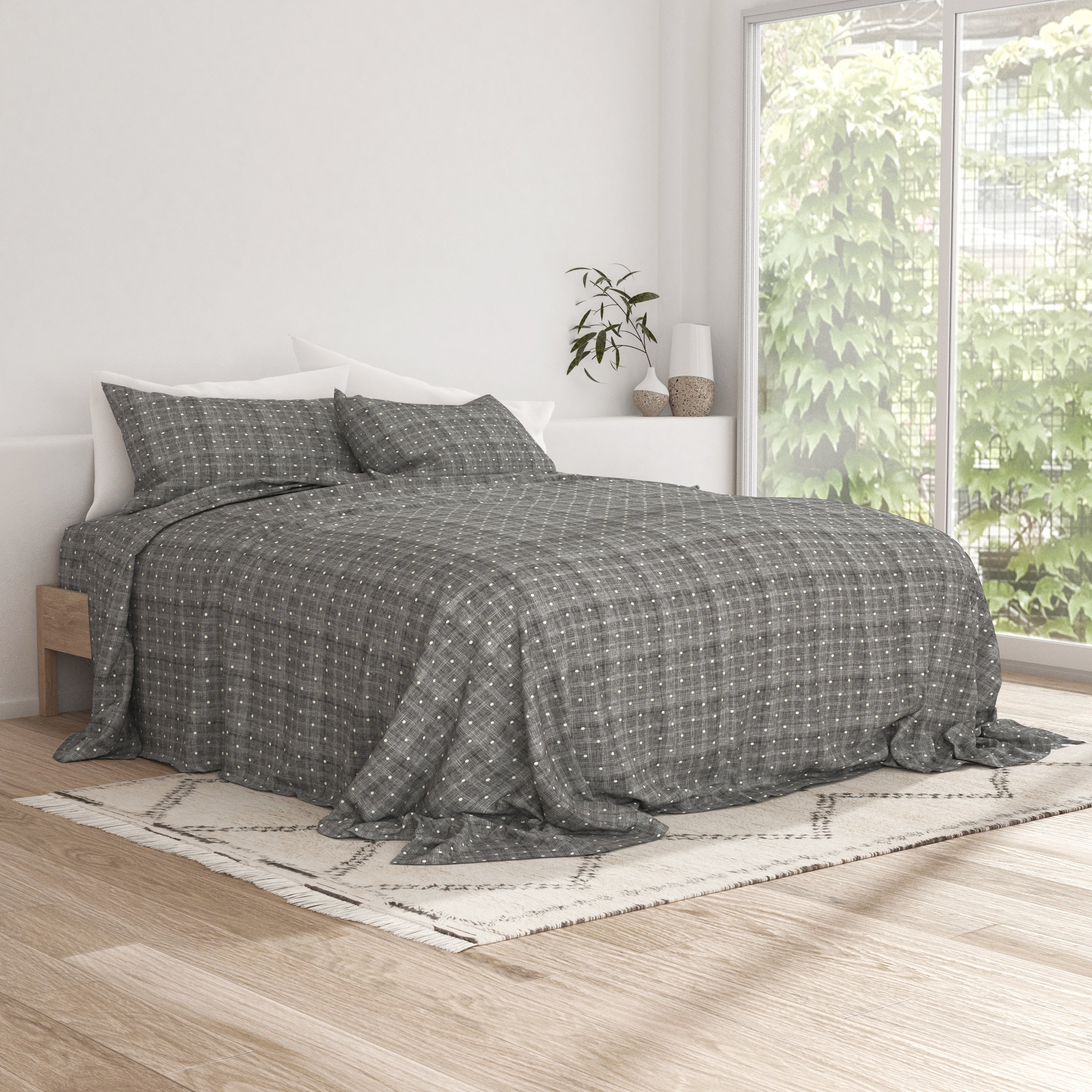 Polkadot Pattern 4-Piece Sheet Set - Image 15