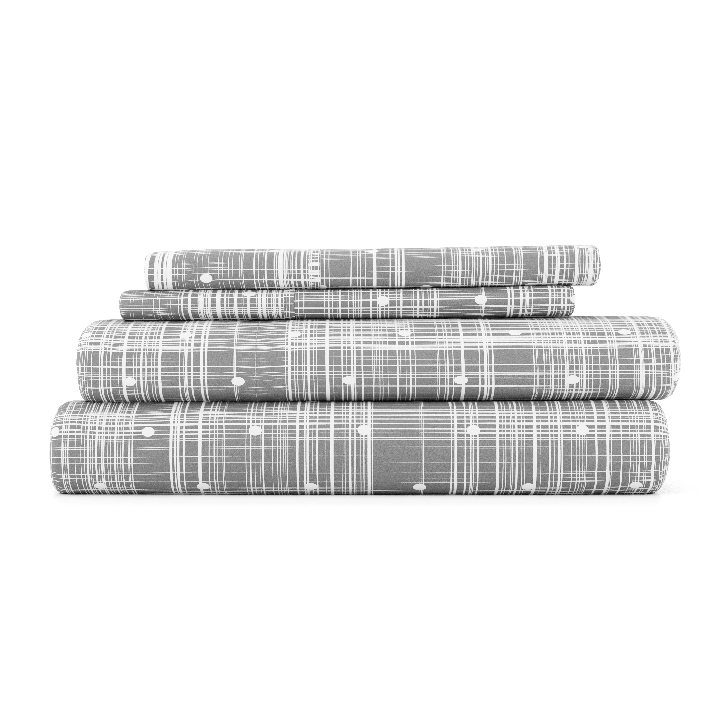 Polkadot Pattern 4-Piece Sheet Set - Image 3