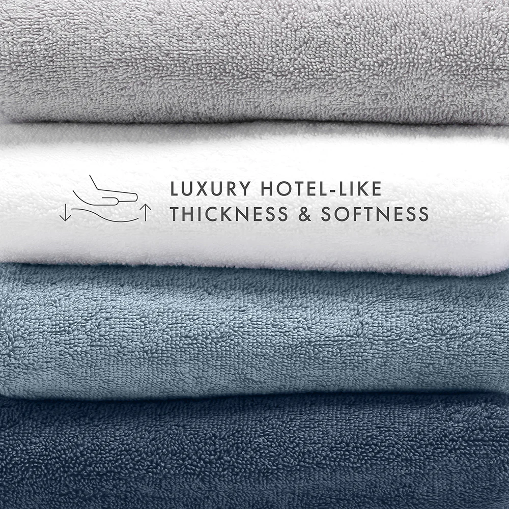 Ultra Soft 100% Cotton 4-Piece Bath Towel Set - Image 18