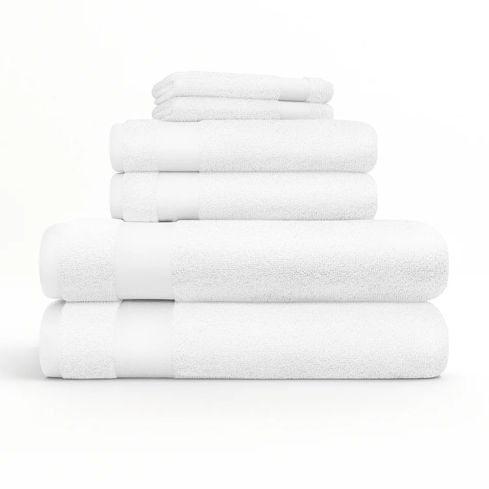 Ultra Soft 100% Cotton 6-Piece Bath Towel Set - Image 10