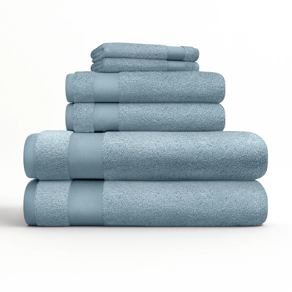 Ultra Soft 100% Cotton 6-Piece Bath Towel Set - Image 11