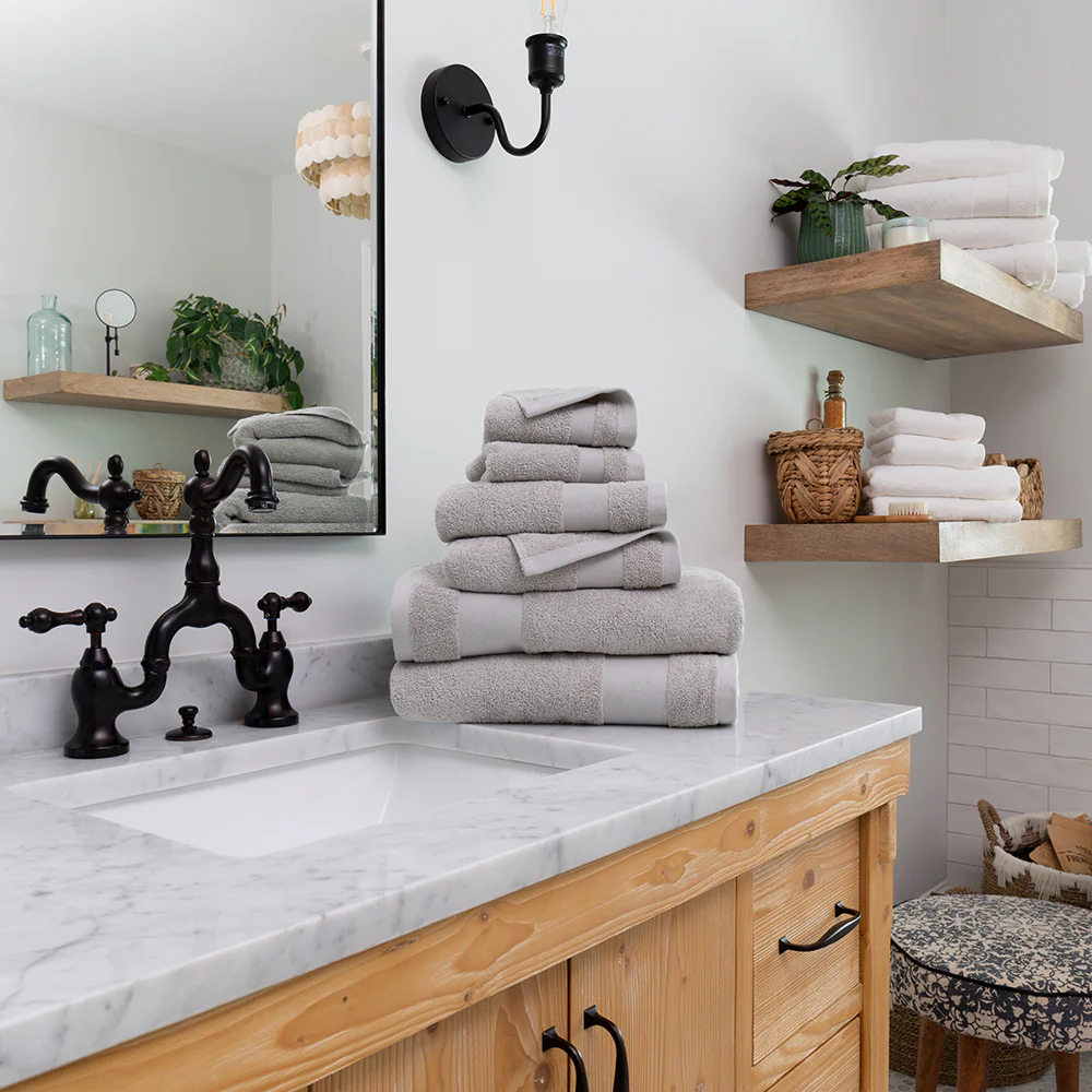 Ultra Soft 100% Cotton 6-Piece Bath Towel Set - Image 3