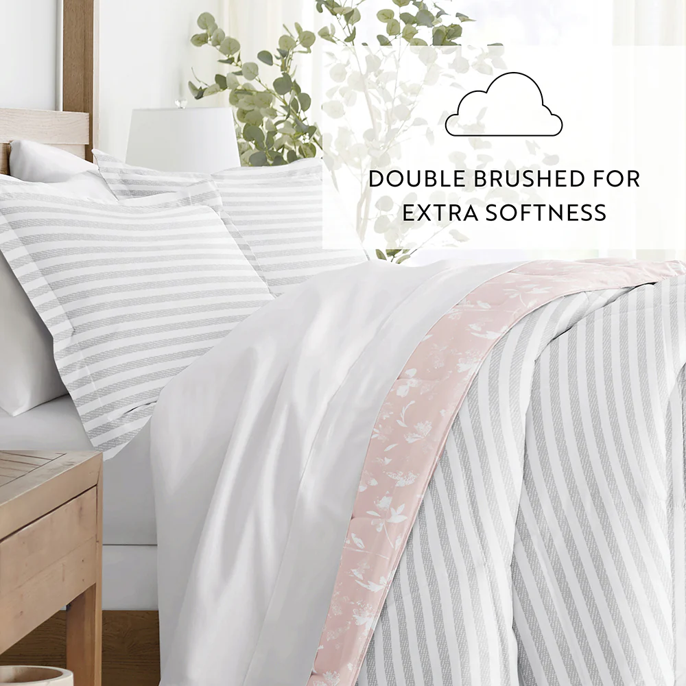 Pressed Flowers Reversible Down-Alternative Comforter Set - Image 11