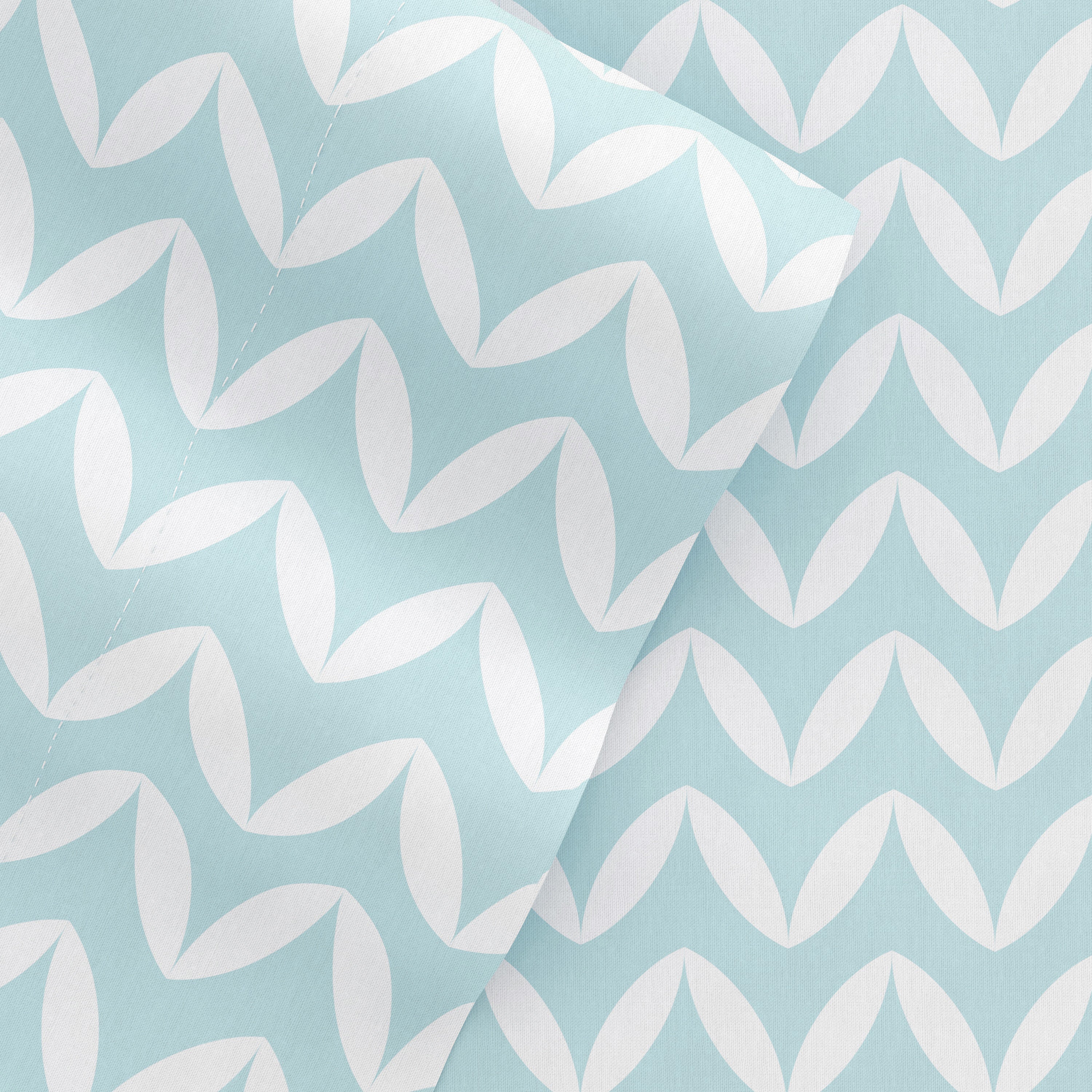 Puffed Chevron Pattern 4-Piece Sheet Set - Sale - Image 4