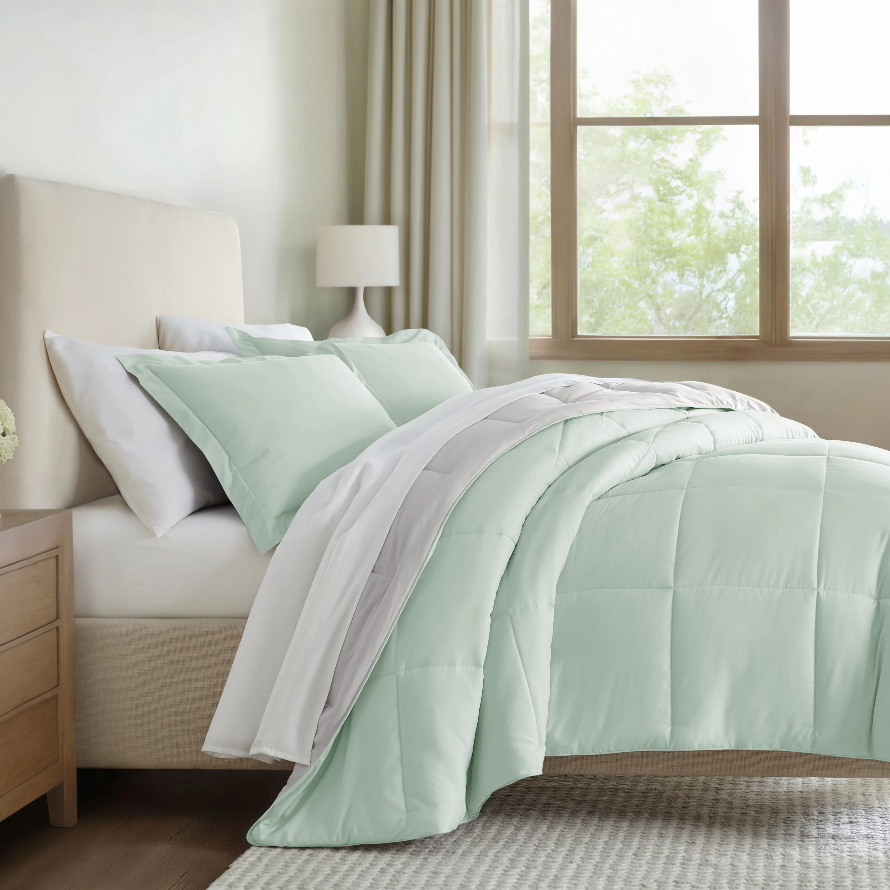 Reversible Down-Alternative Comforter Set - Image 10