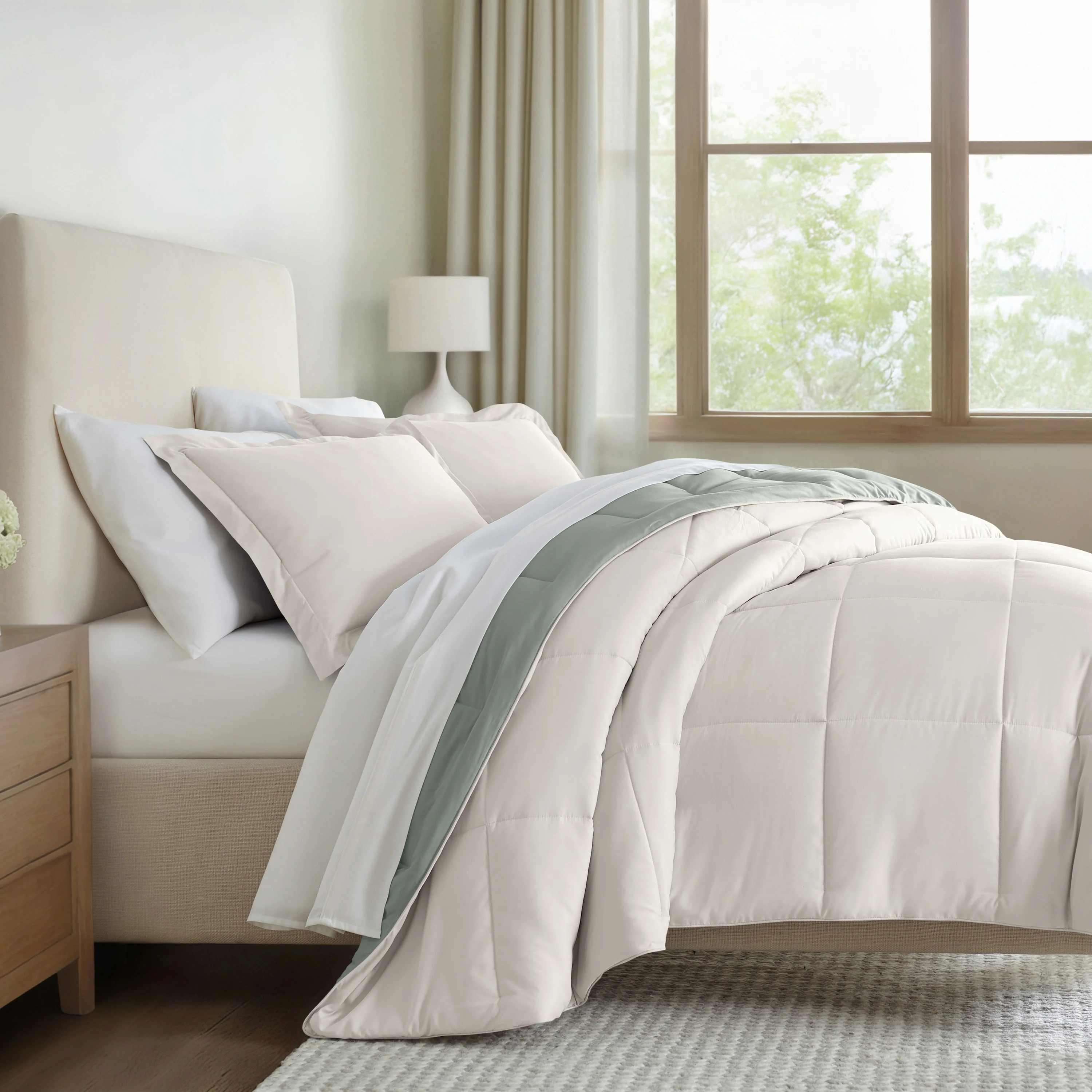 Reversible Down-Alternative Comforter Set - Image 12