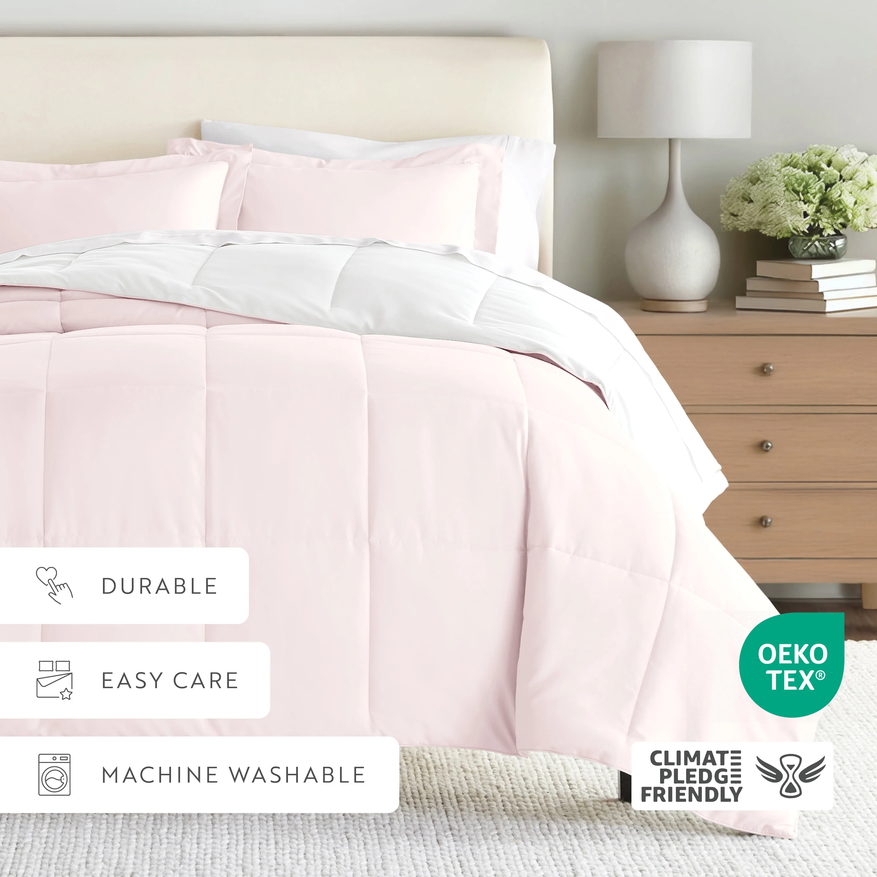 Reversible Down-Alternative Comforter Set - Image 154