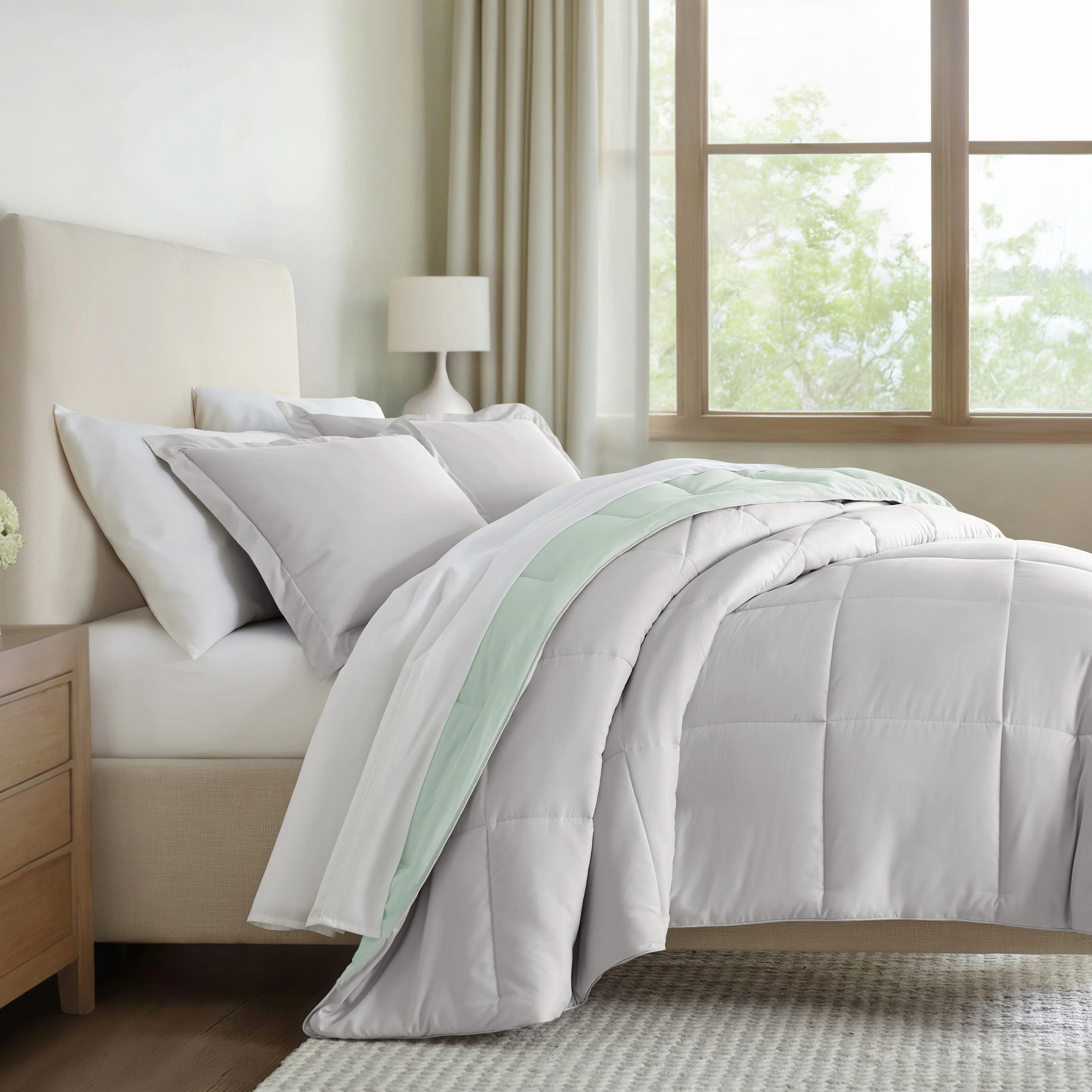 Reversible Down-Alternative Comforter Set - Image 21