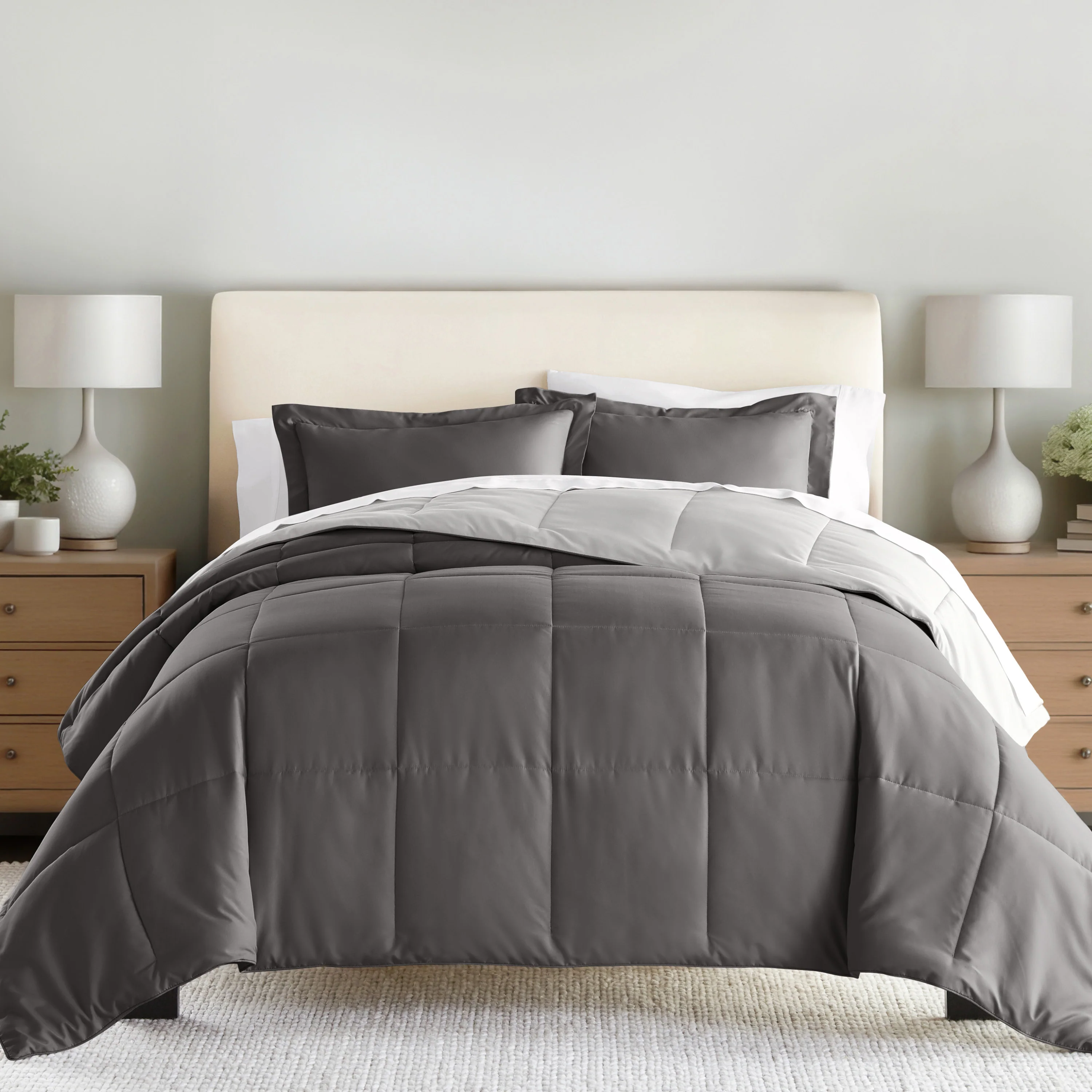 Reversible Down-Alternative Comforter Set - Image 29