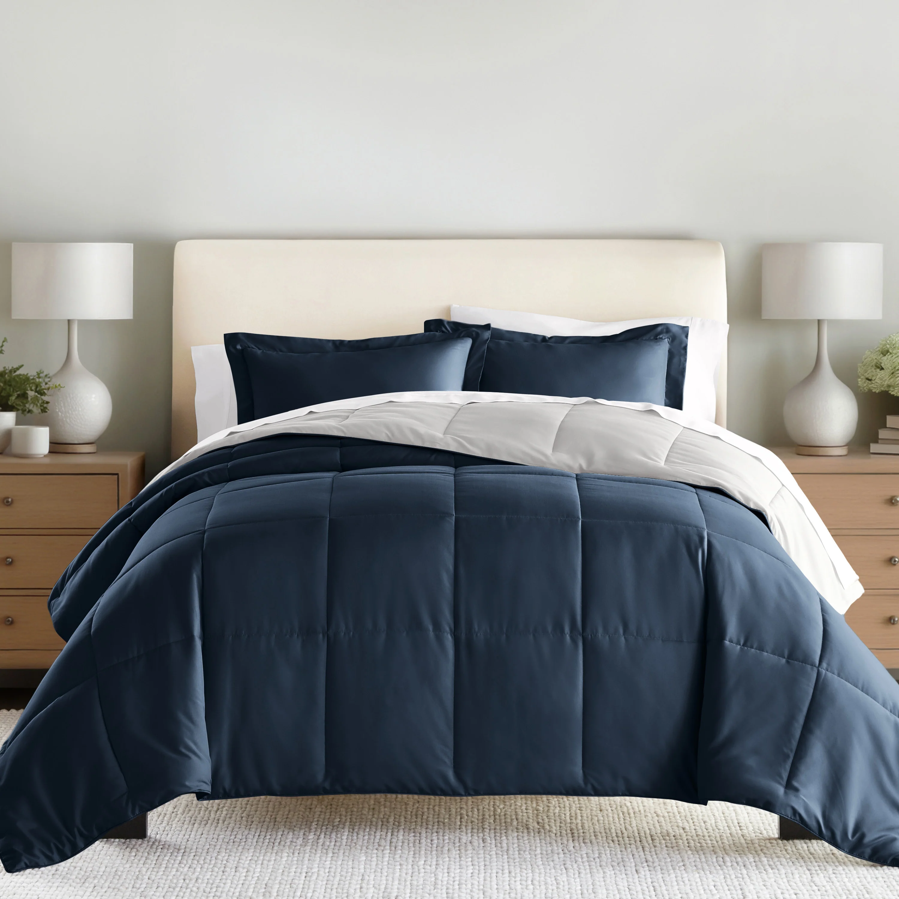 Reversible Down-Alternative Comforter Set - Image 30