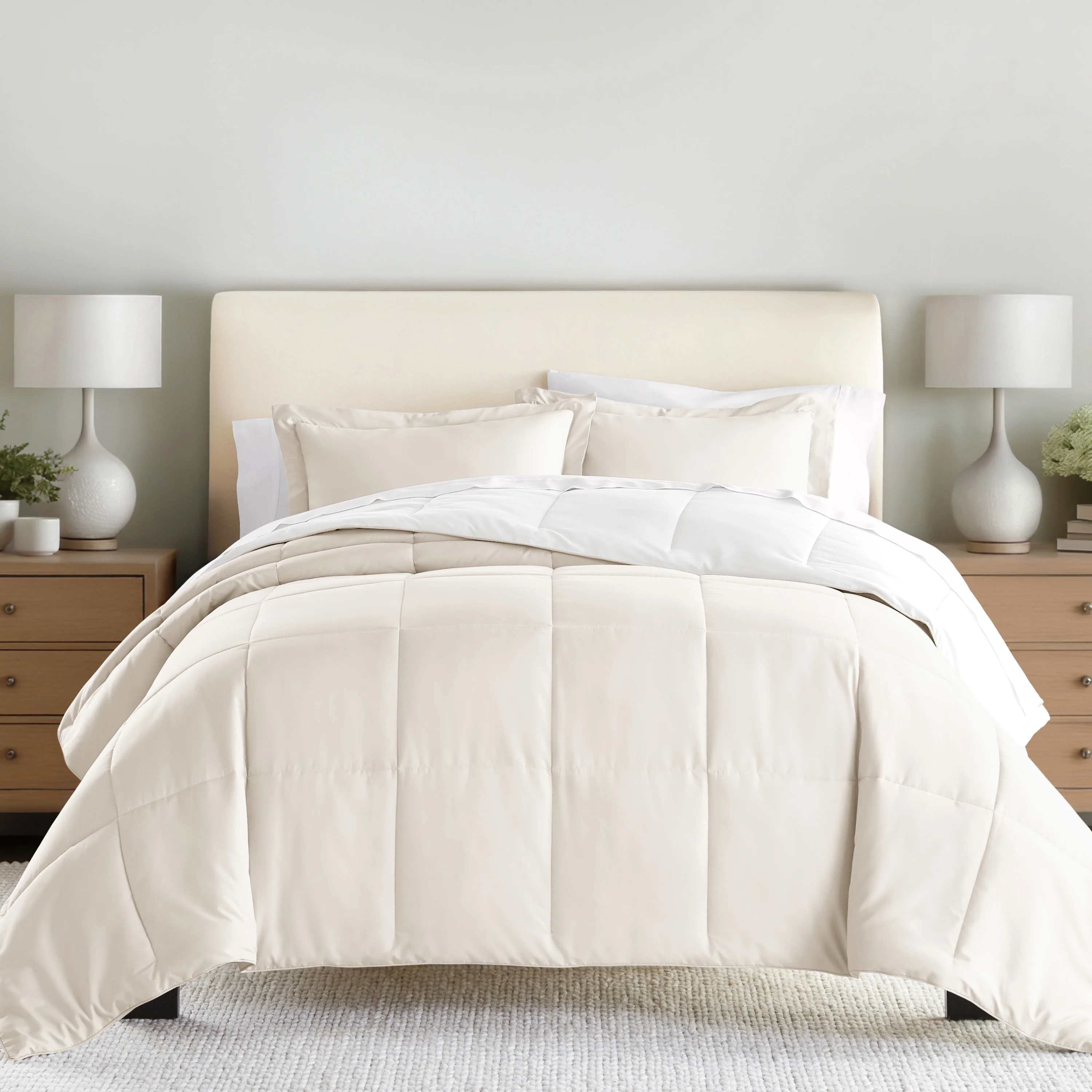 Reversible Down-Alternative Comforter Set - Image 36