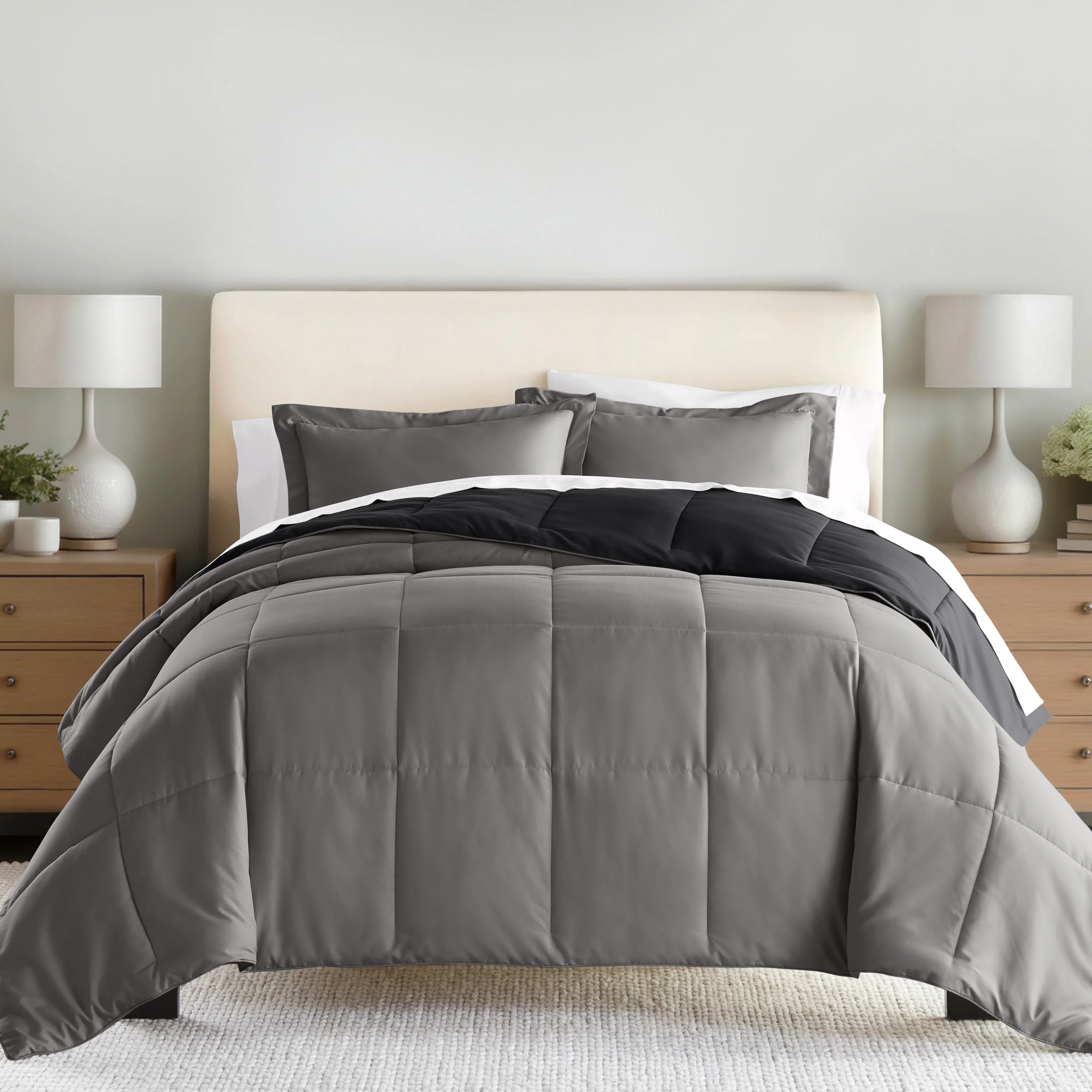 Reversible Down-Alternative Comforter Set - Image 39